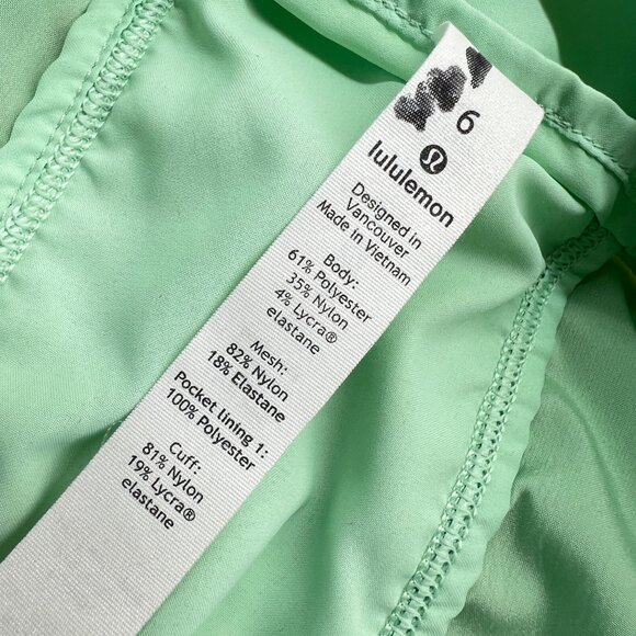Lululemon Laser Speed Jacket Citra Lime Wind Water Resistant Size 6 - Picture 11 of 16